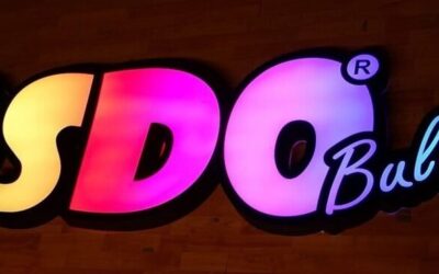 içten pixel led modül aydınlatmalı fırın boyalı aluminyum fileli kutu harfler