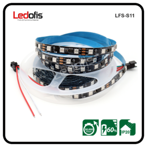 A+RGB Pixel LED Şerit (WS2811) İç Mekan