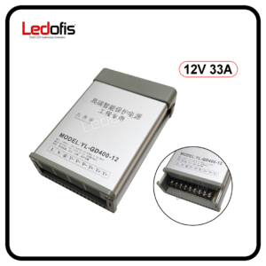 AC-DC 12V 33A 400W Güç Kaynağı (Adaptör) Yağmur korumalı