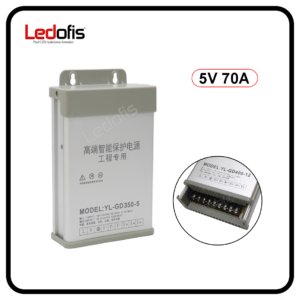 AC-DC 5V 70A 350W Güç Kaynağı (Adaptör) Yağmur korumalı