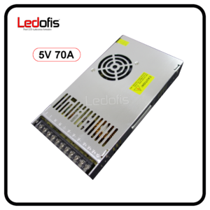 AC-DC 5V 70A 350W Güç Kaynağı (Adaptör) Slim Kasa